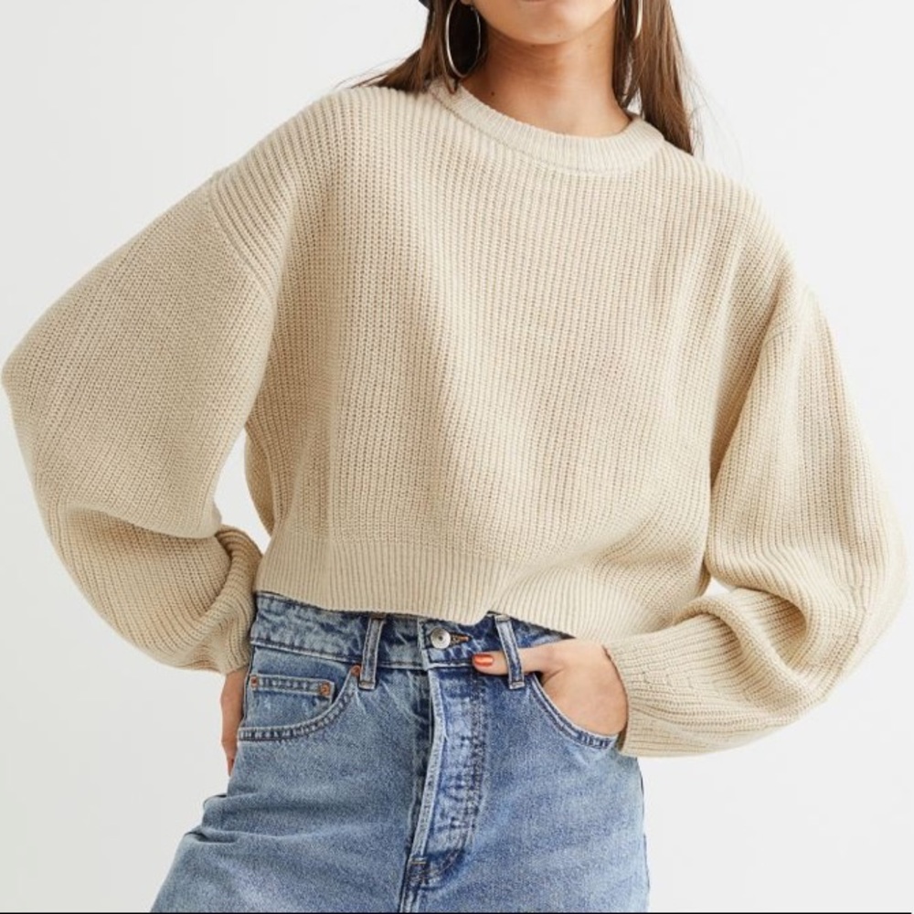 h&m rib knit sweater